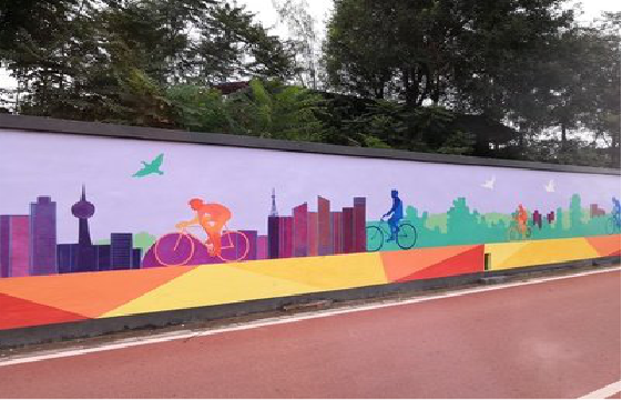 平顶山墙体彩绘-围墙