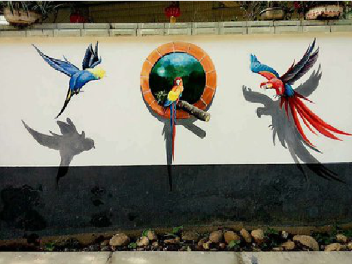 平顶山视觉错位-3D墙绘设计