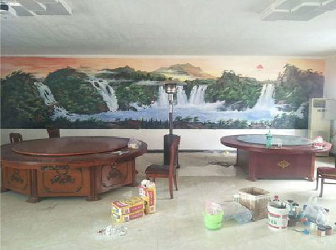 平顶山墙绘-写实风景