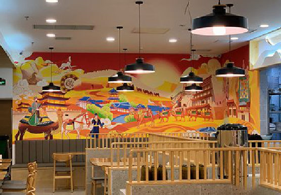 平顶山商业空间彩绘介绍。