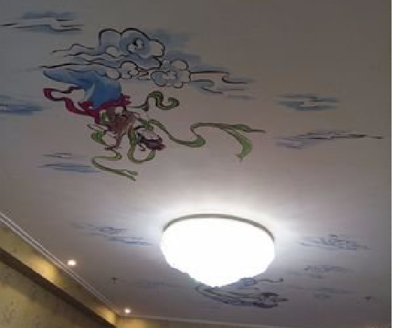 平顶山如何快速绘制天花板上的手绘墙？