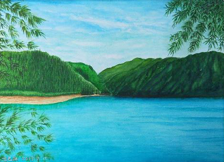 平顶山在墙绘中，如何绘画绿水青山？