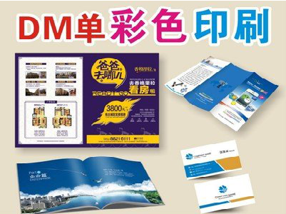 平顶山单页印刷，色彩搭配简单。