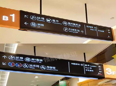 平顶山如何通过商场标识牌引导客流分布？