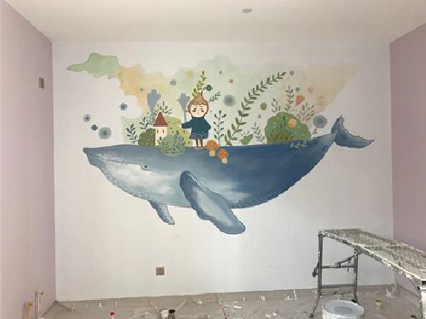 平顶山手绘墙的特点及优势。